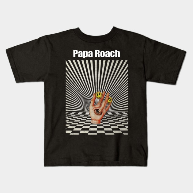 Illuminati Hand Of Papa Roach Kids T-Shirt by Beban Idup